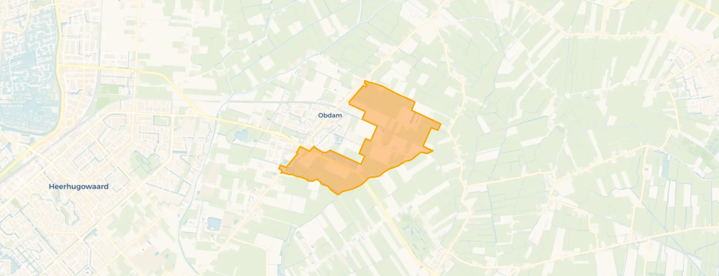 Buurt Obdam Verspreide huizen Oost, Obdam