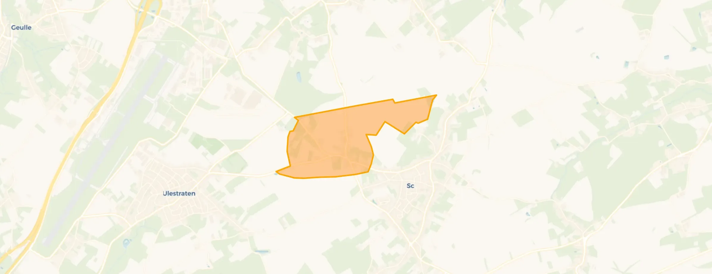 Kaart van Oensel