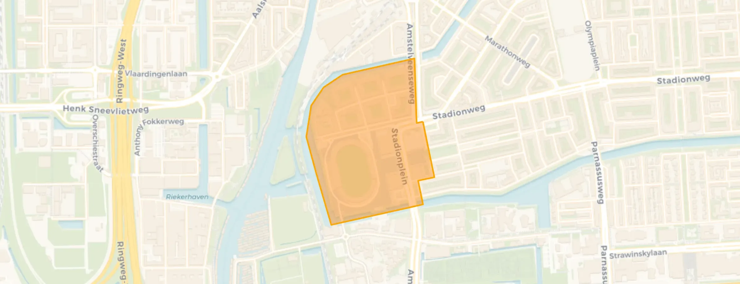 Buurt Olympisch Stadion en omgeving, Amsterdam