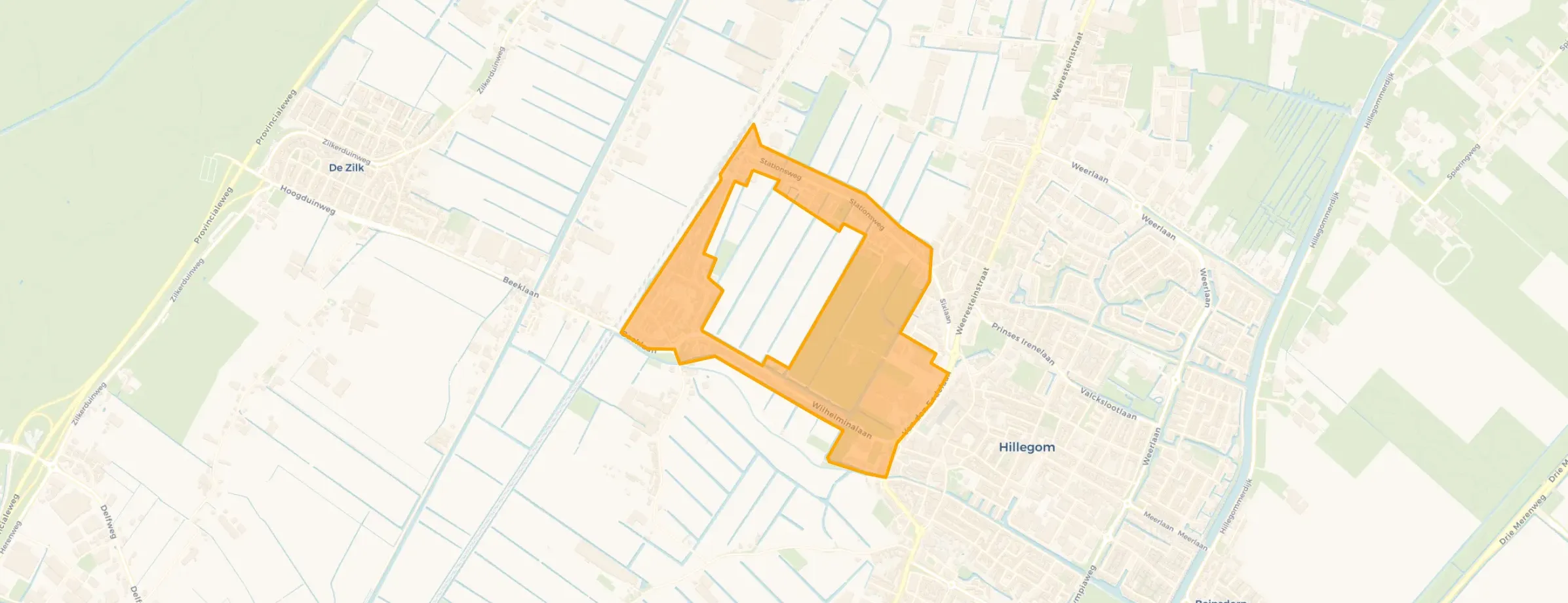 Buurt Om de Zanderij, Hillegom
