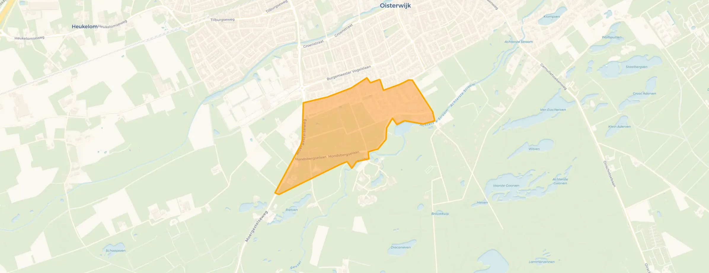 Buurt Omgeving Europaln/Hondsbergseln, Oisterwijk