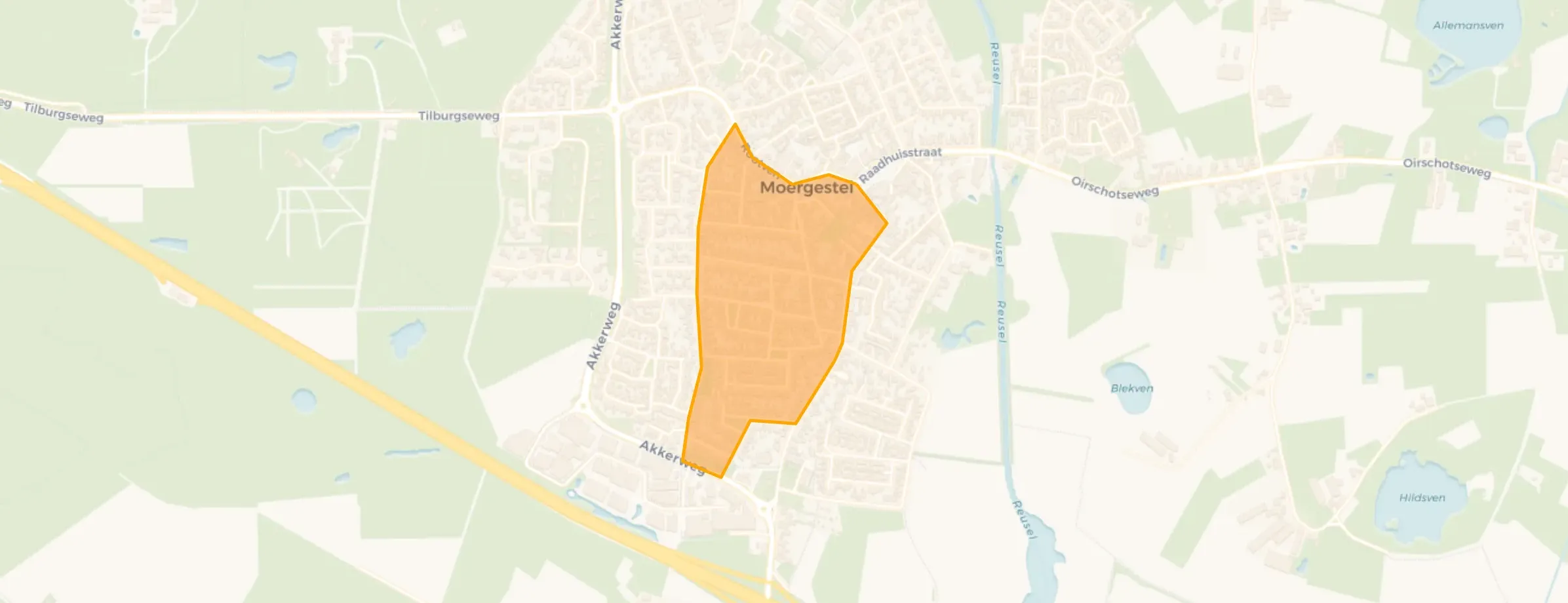 Buurt Omgeving Prinsessenbuurt, Moergestel