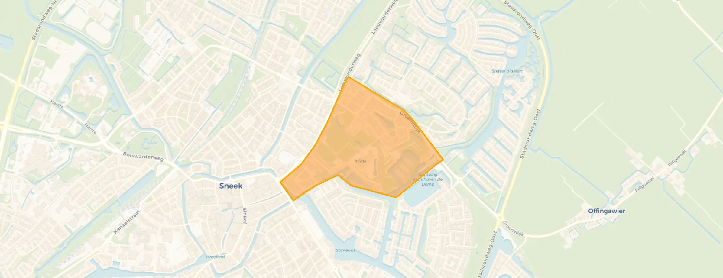 Buurt Omgeving Leeuwarderweg en bungalowpark, Sneek