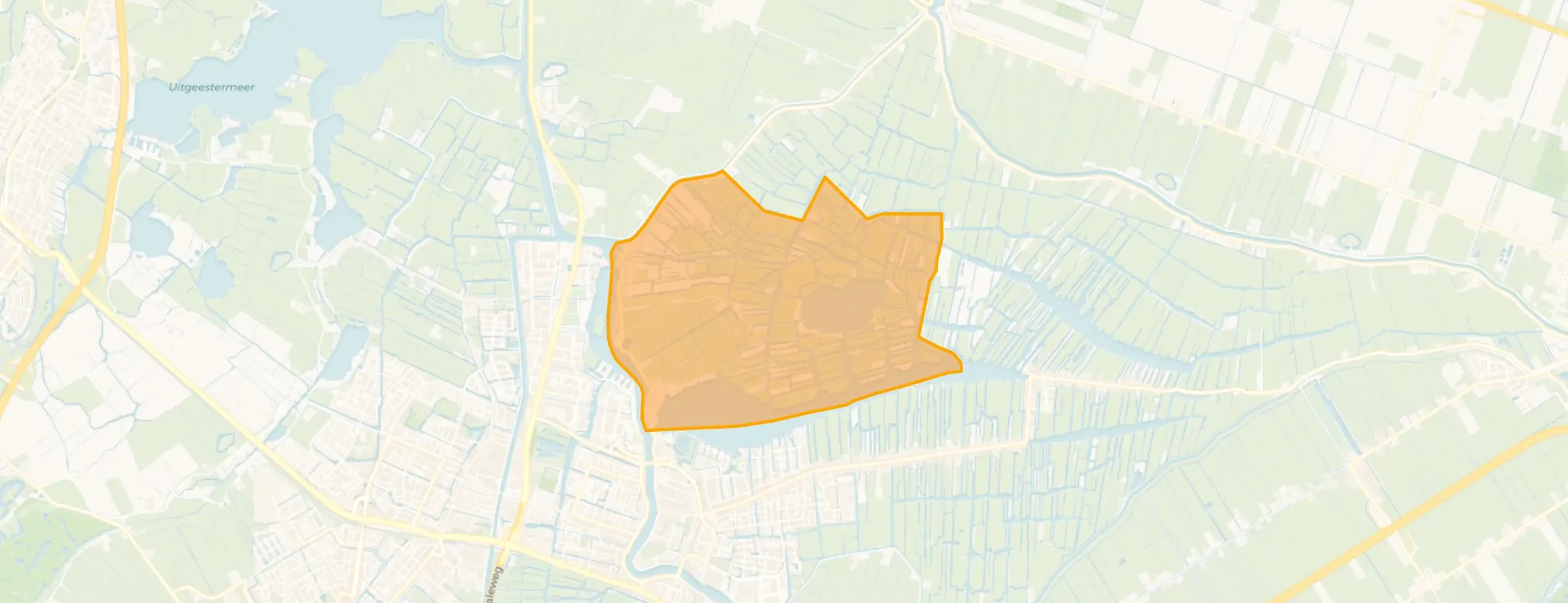 Kaart van Oost-Knollendam