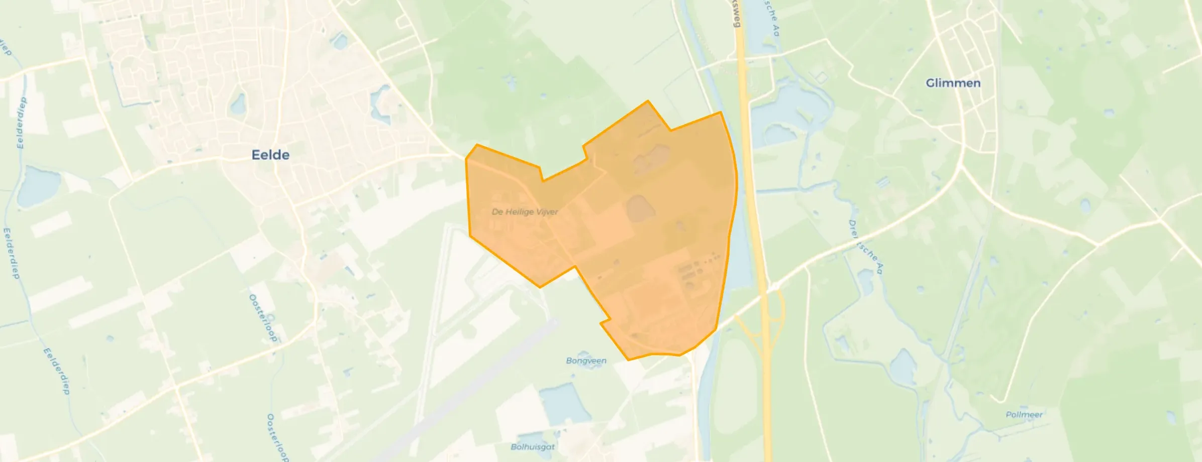 Buurt Oosterbroek en vliegveld, Eelde