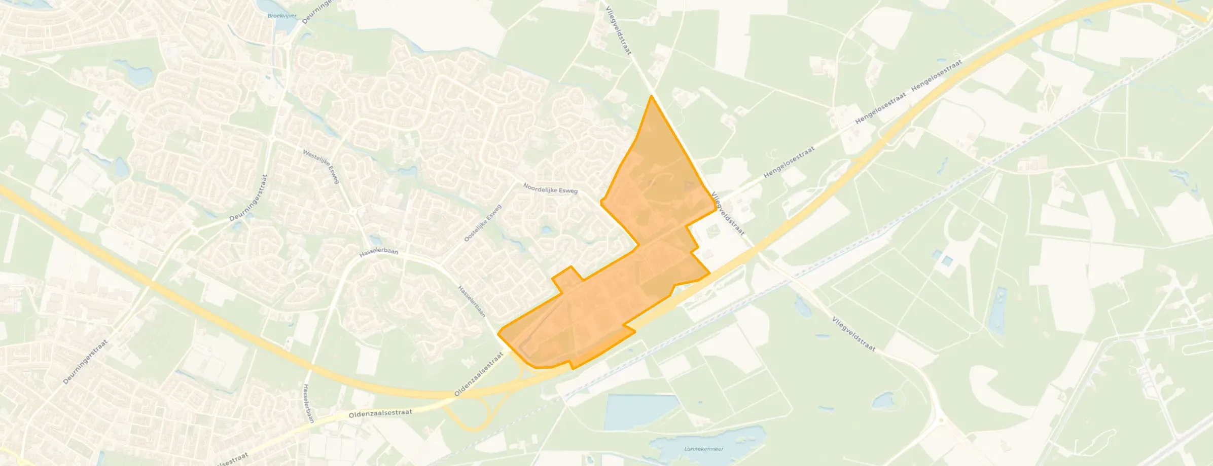 Kaart van Oosterveld