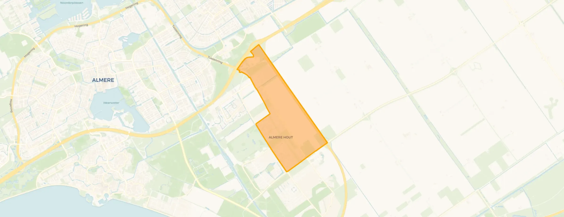 Buurt Oosterwold Noord, Almere