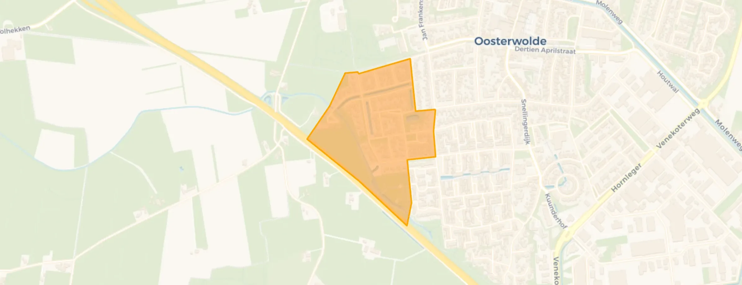 Buurt Oosterwolde-Slatten, Oosterwolde