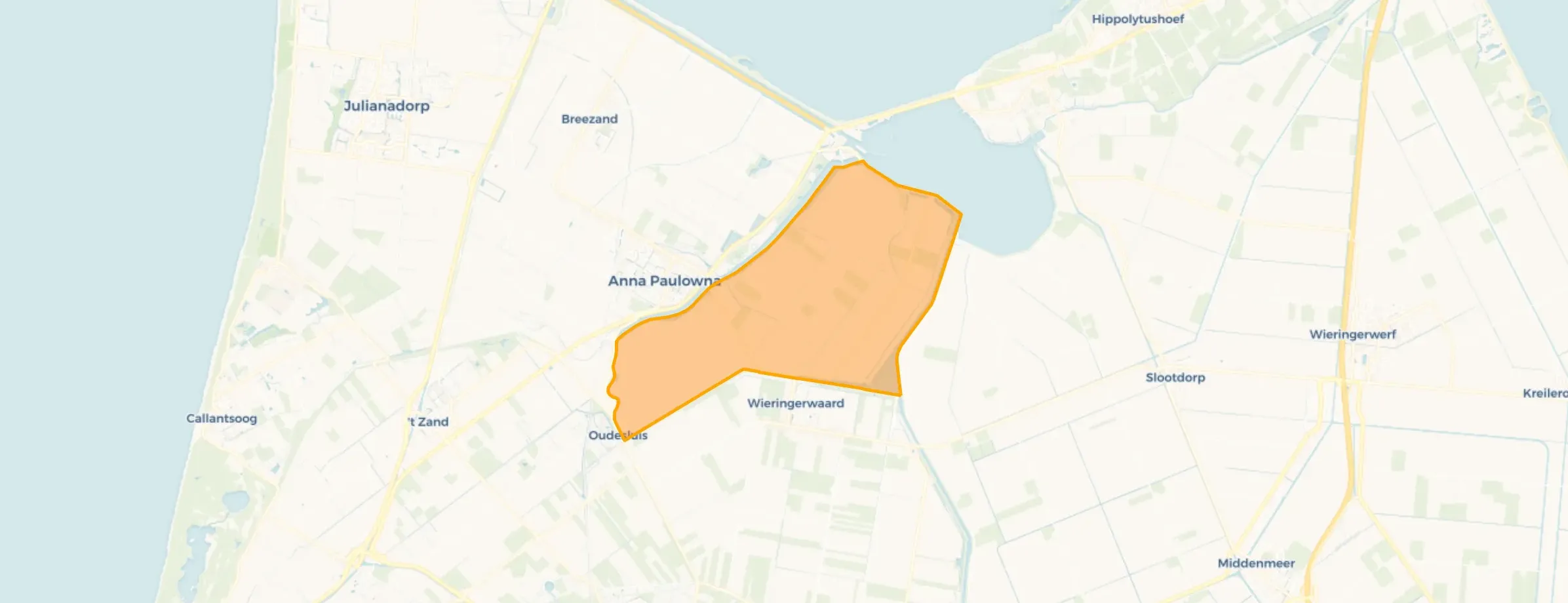 Kaart van Oostpolder