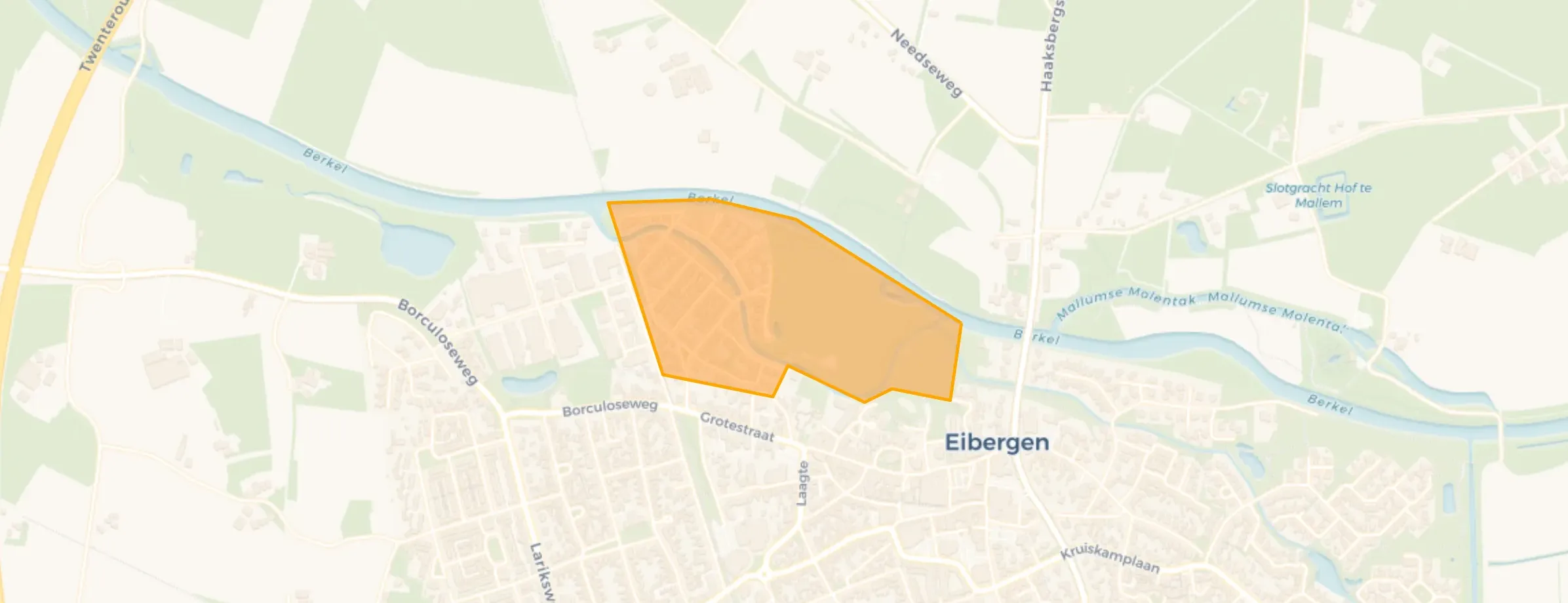 Kaart van Op de Bleek