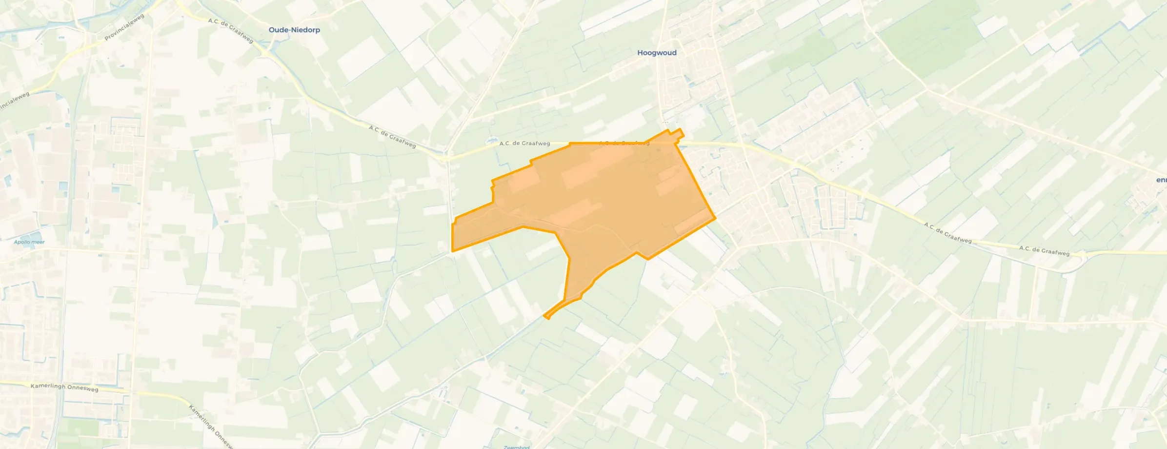 Kaart van Opmeer West