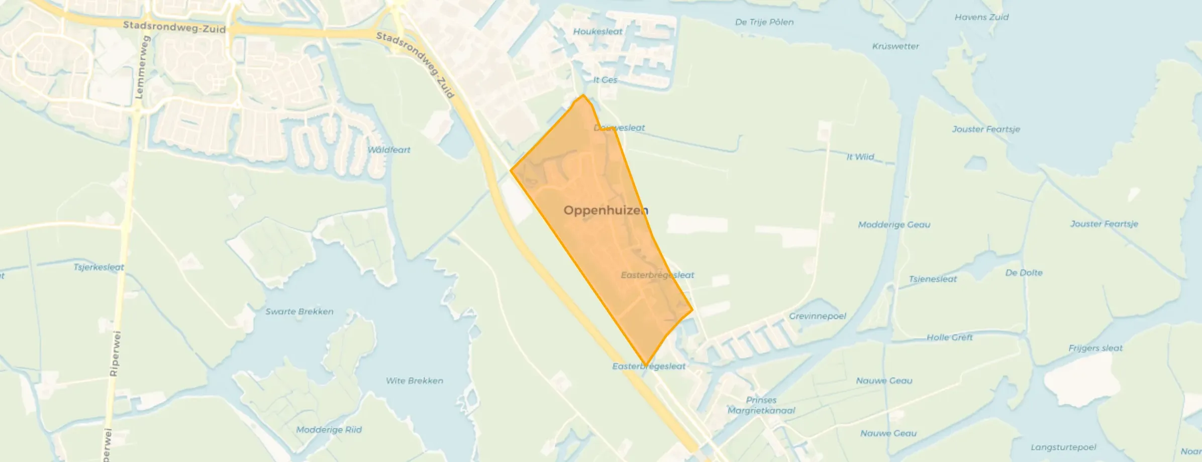 Buurt Oppenhuizen, Oppenhuizen