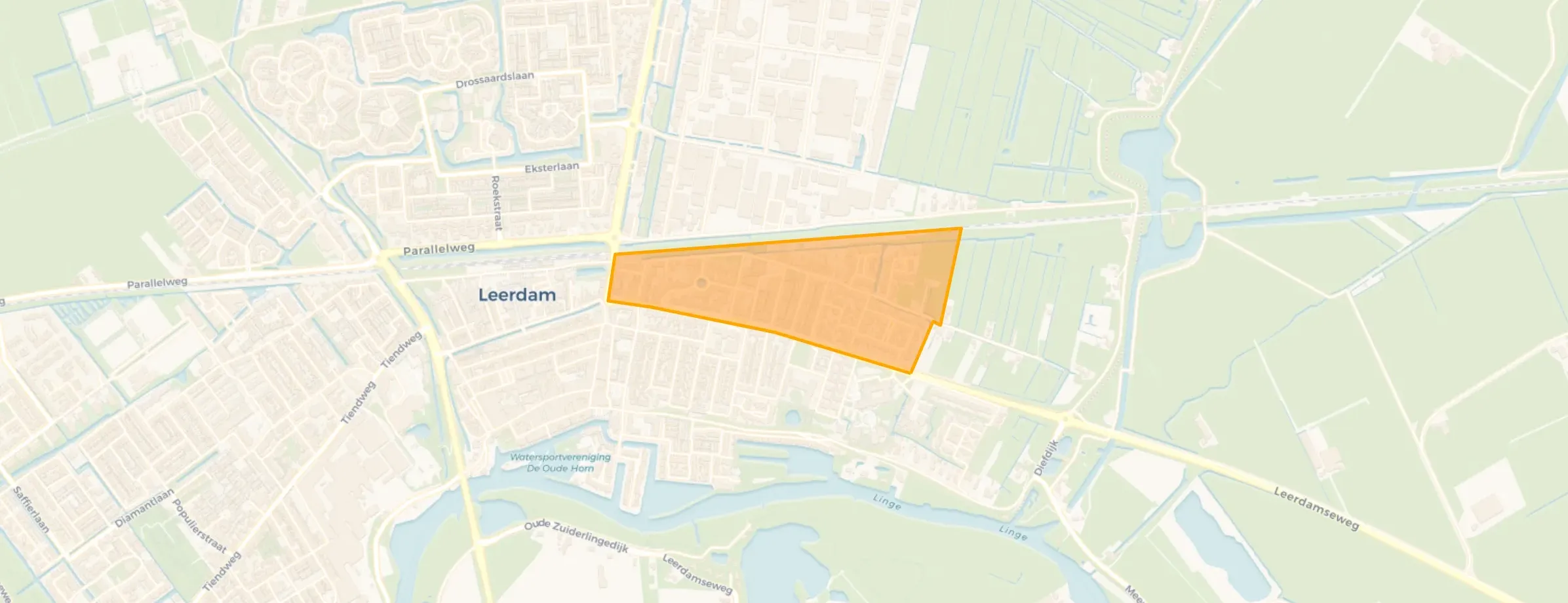 Buurt Oranjebuurt-Noord, Leerdam