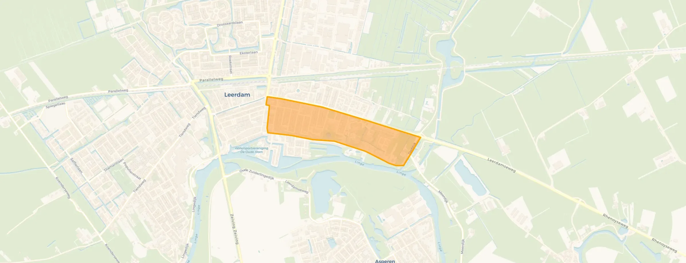 Buurt Oranjebuurt-Zuid, Leerdam
