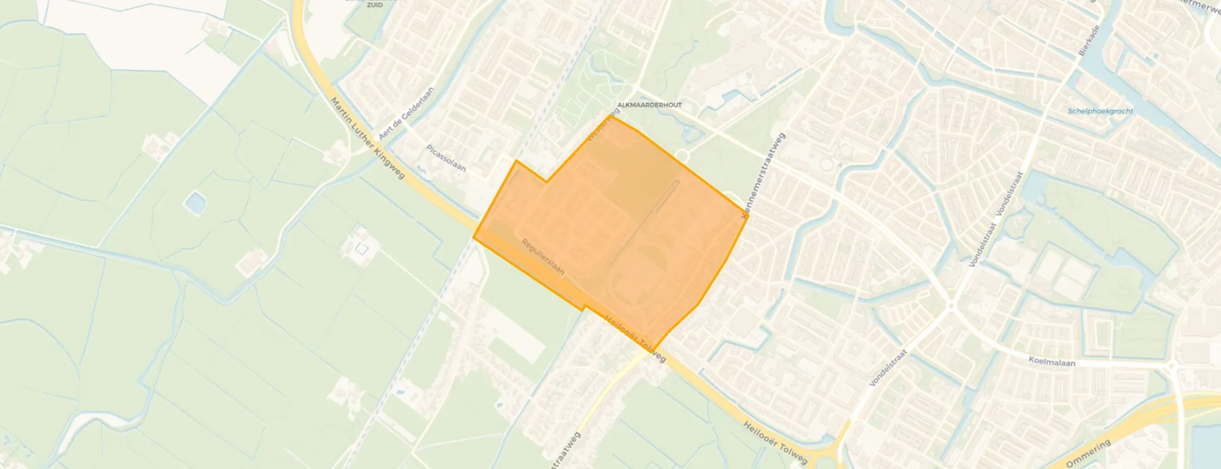 Kaart van Oranjepark