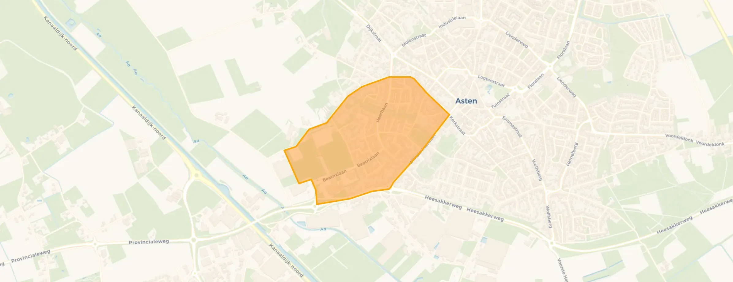 Buurt Ostade, Asten