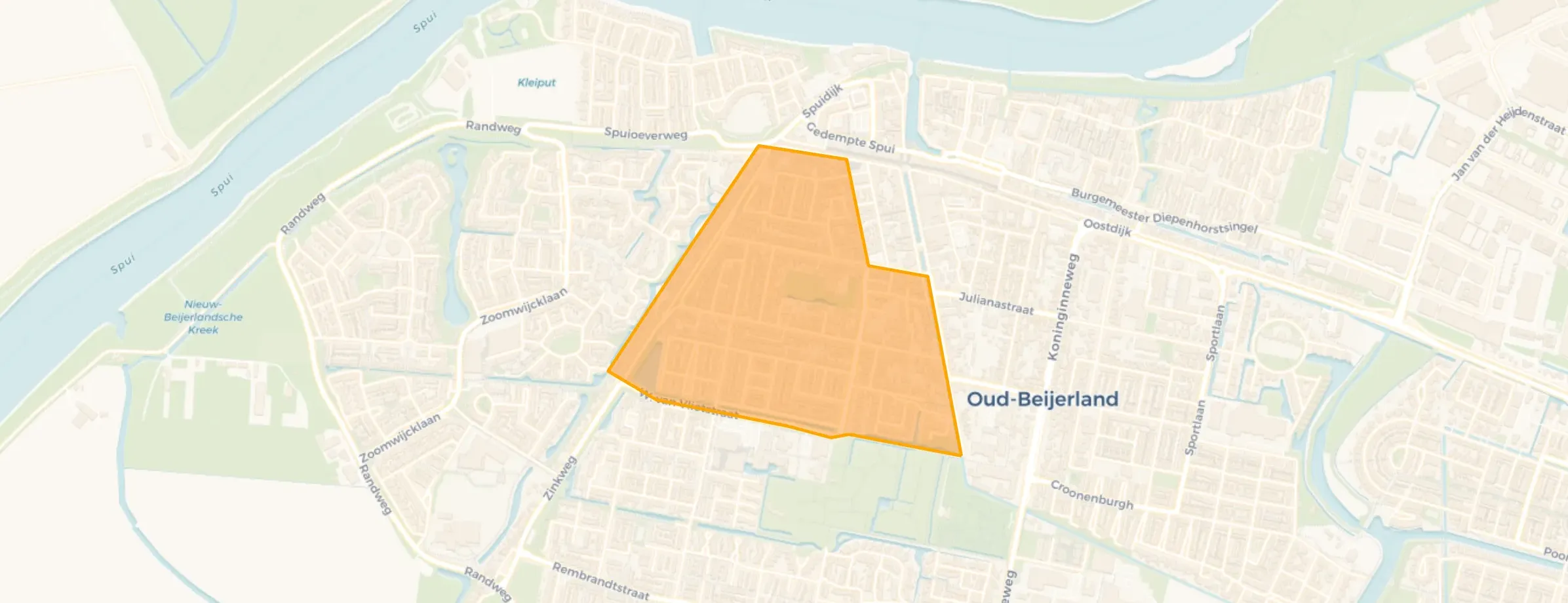 Buurt Oud-Beijerland Zeeheldenwijk, Oud-Beijerland