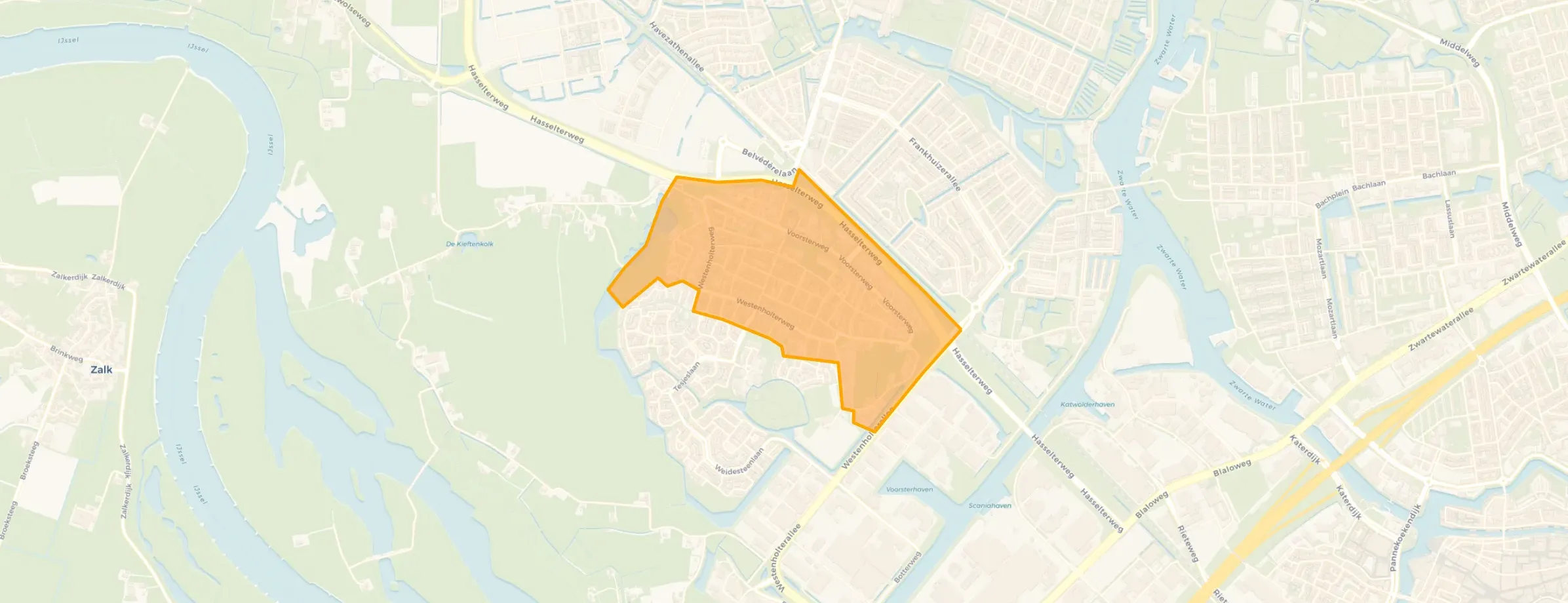 Kaart van Oud-Westenholte