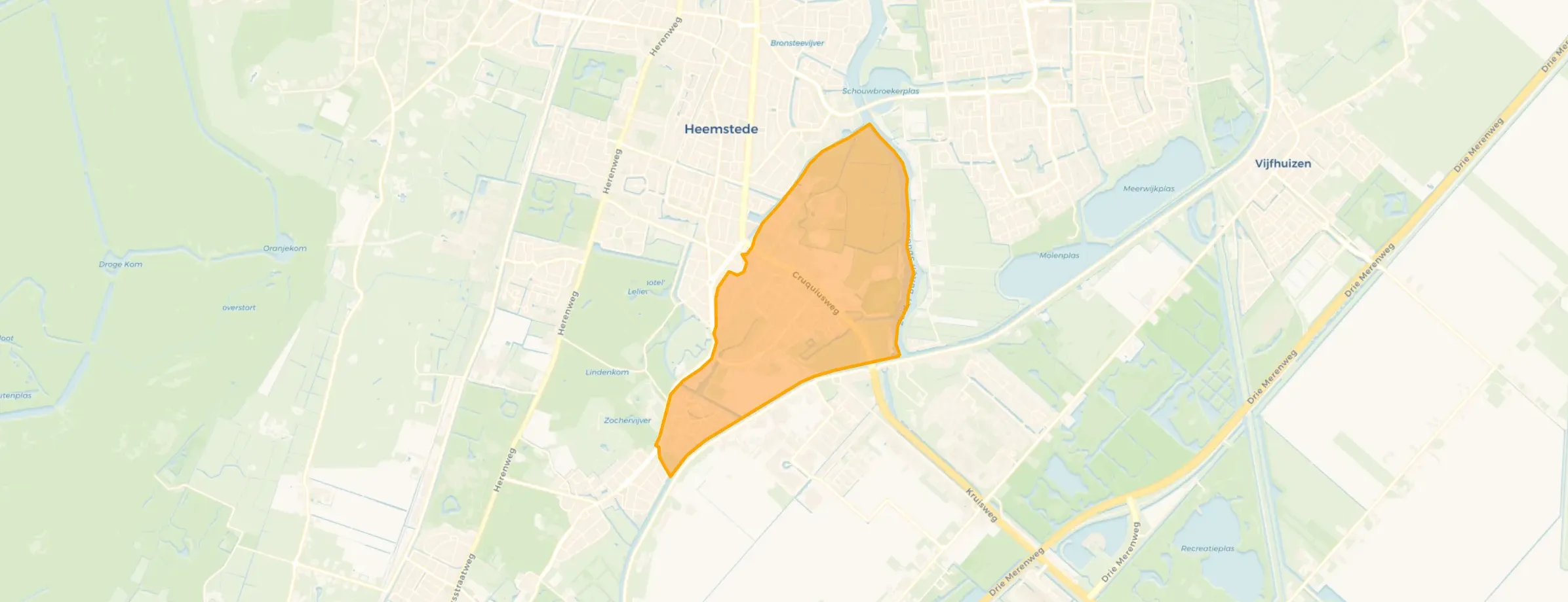 Buurt Oude Dorp Indische buurt en omgeving, Heemstede