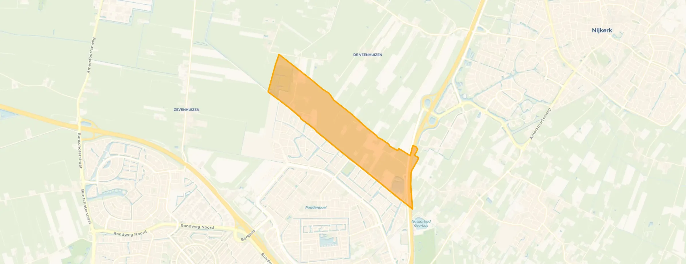 Kaart van Over de Laak