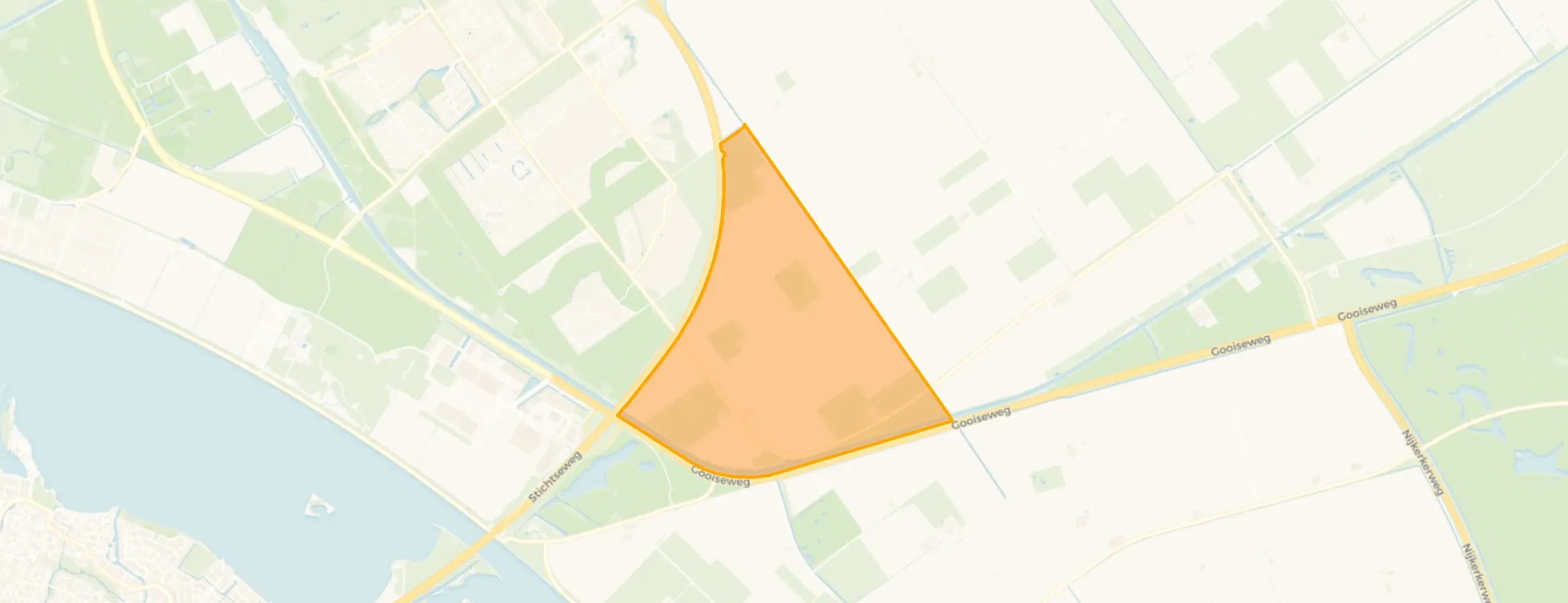 Kaart van Overig Almere Hout Oost