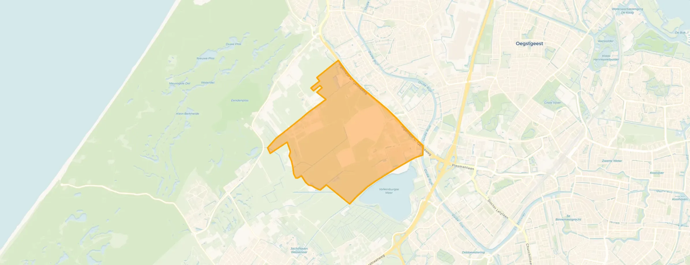 Kaart van Overige verspreide huizen Valkenburg