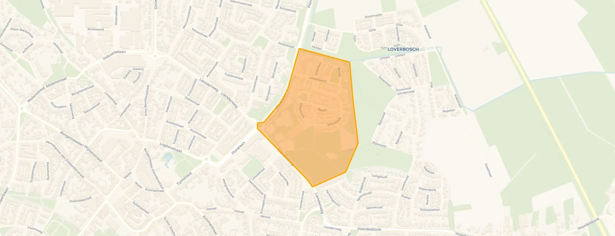Buurt Paddenstoelenbuurt, Asten