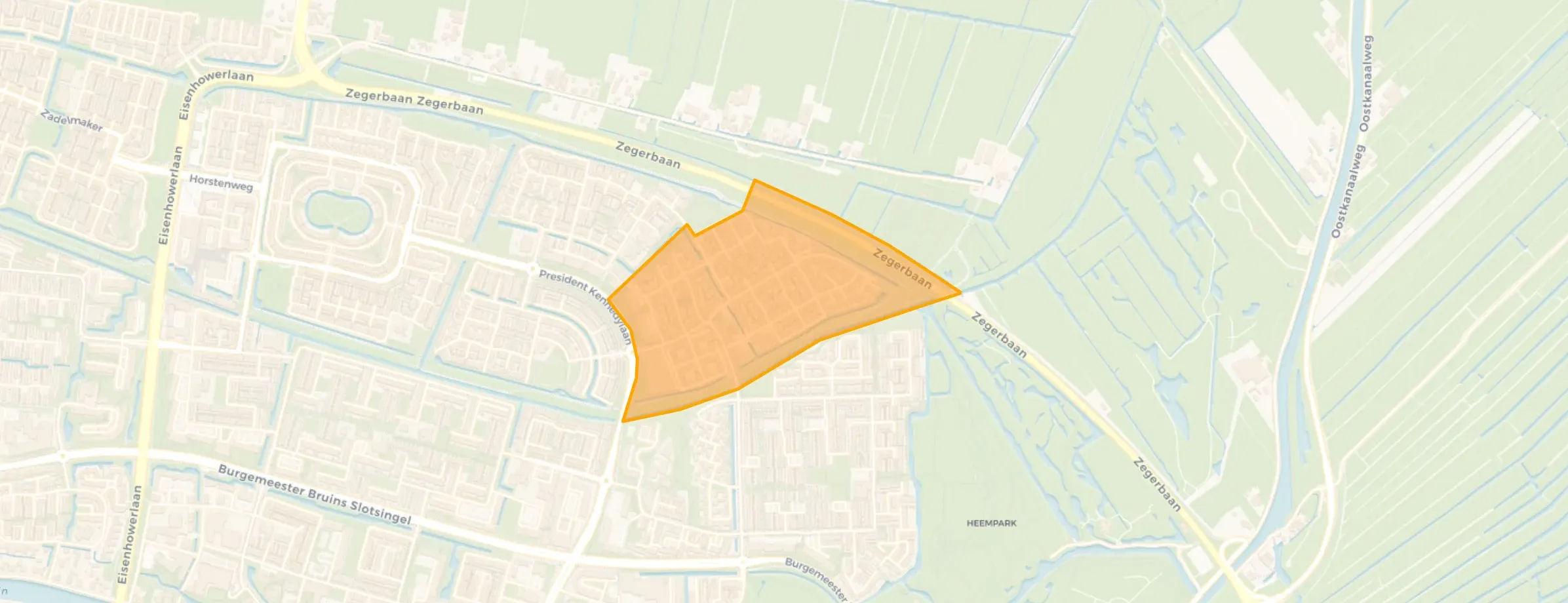 Kaart van Paddestoelenbuurt