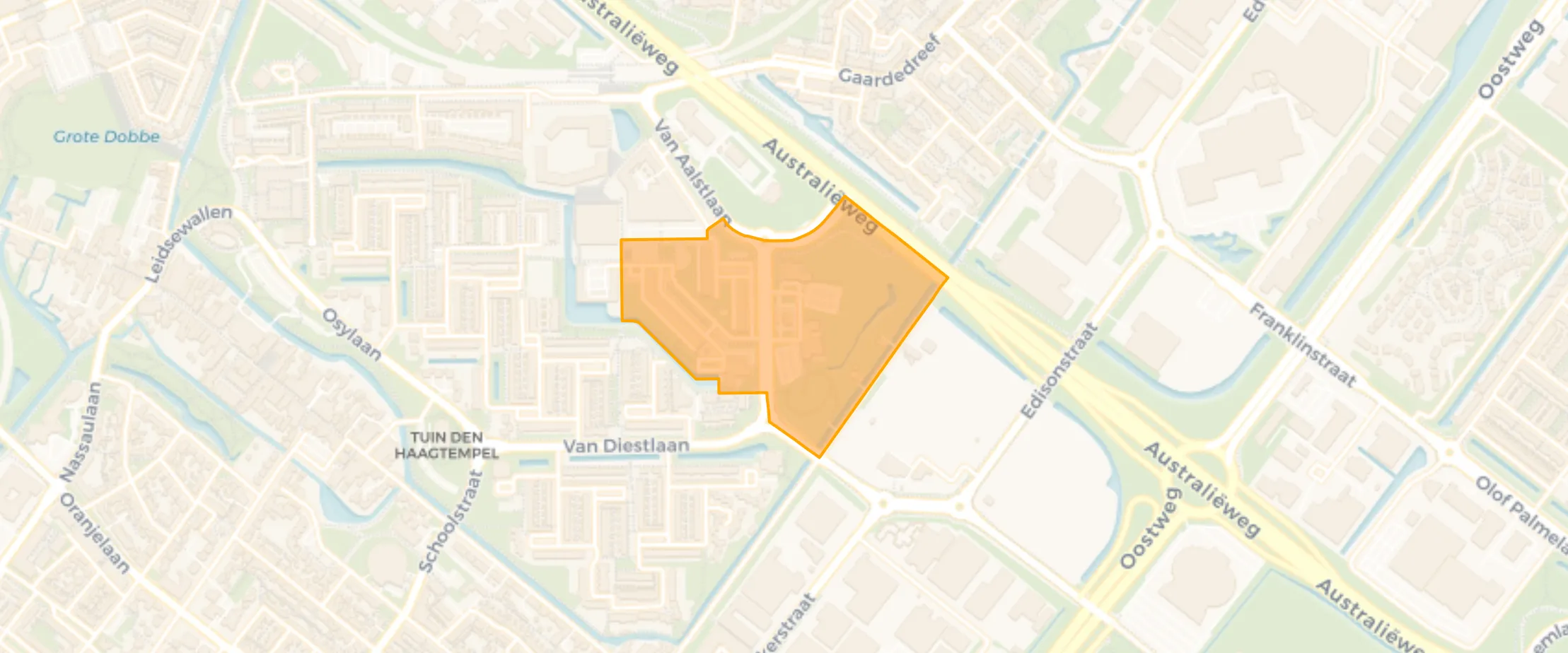 Map of Palenstein-Oost
