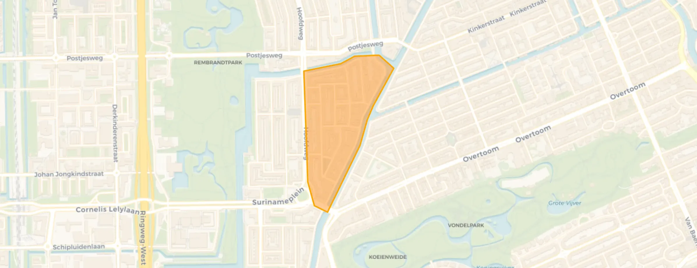 Buurt Paramariboplein en omgeving, Amsterdam
