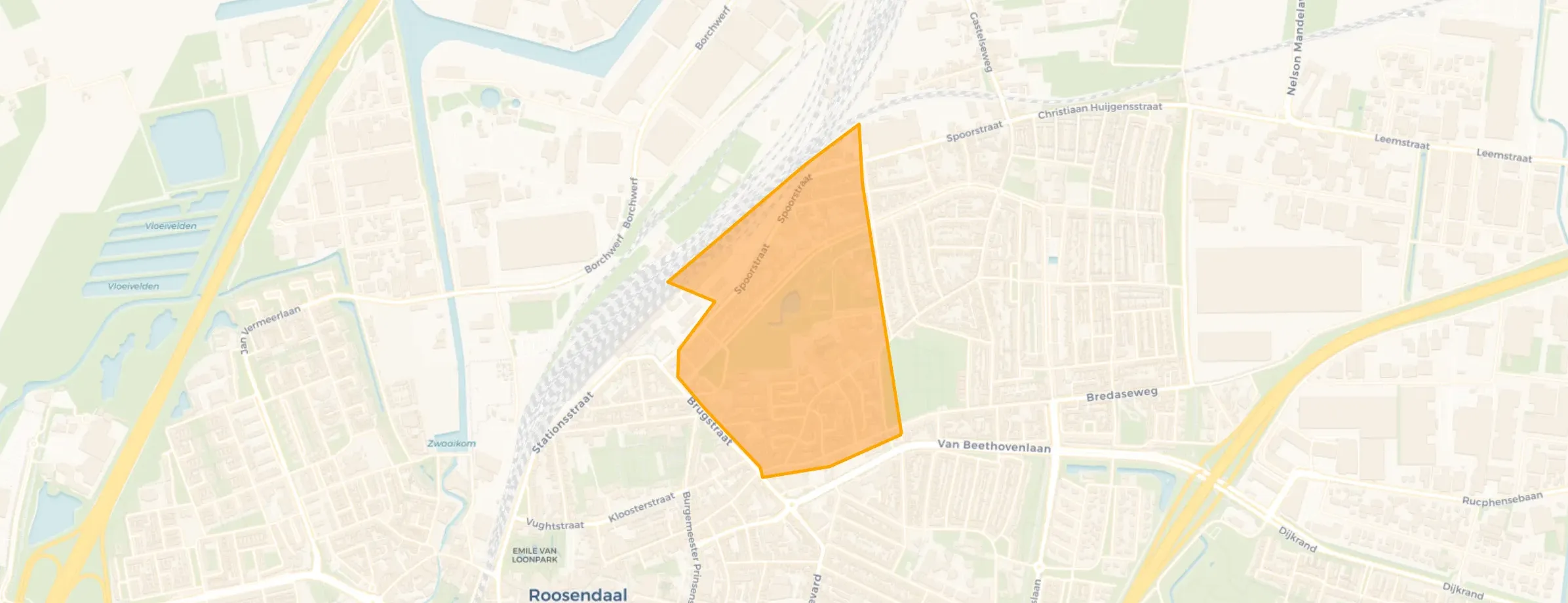 Buurt Parklaan-Hoogstraat, Roosendaal