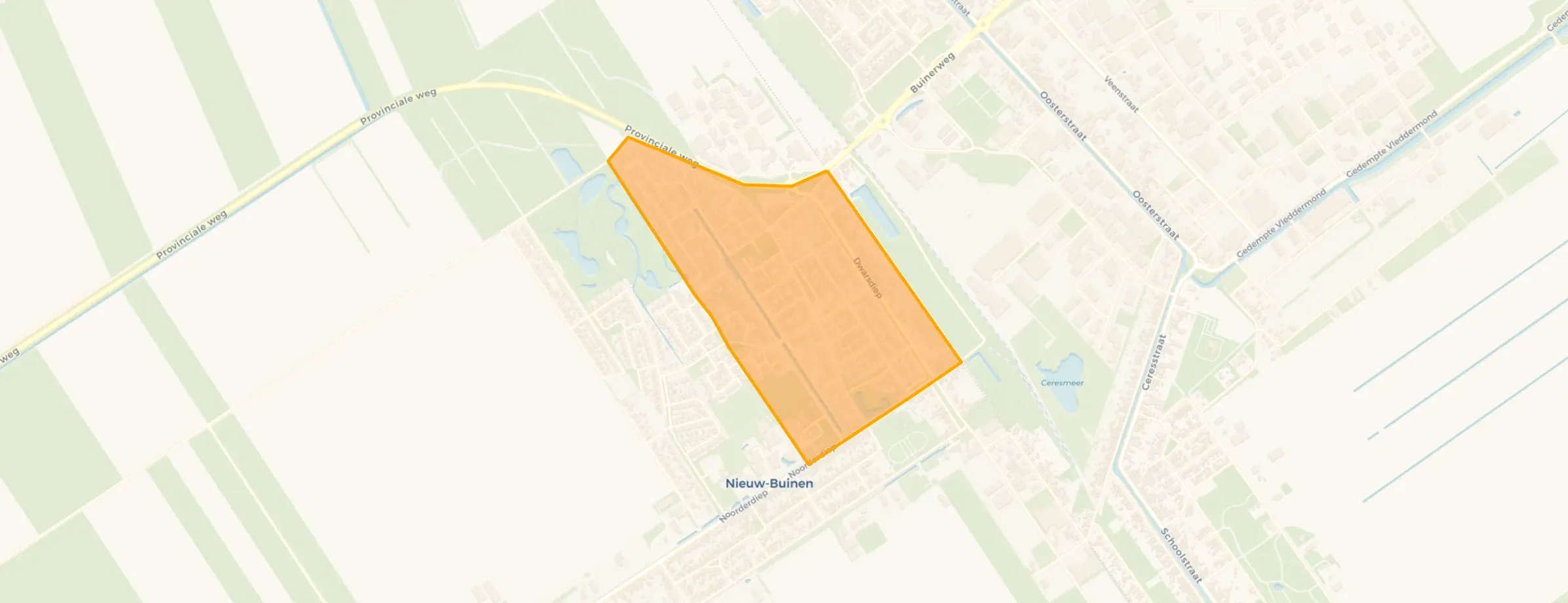 Buurt Parklaan Oost, Nieuw-Buinen