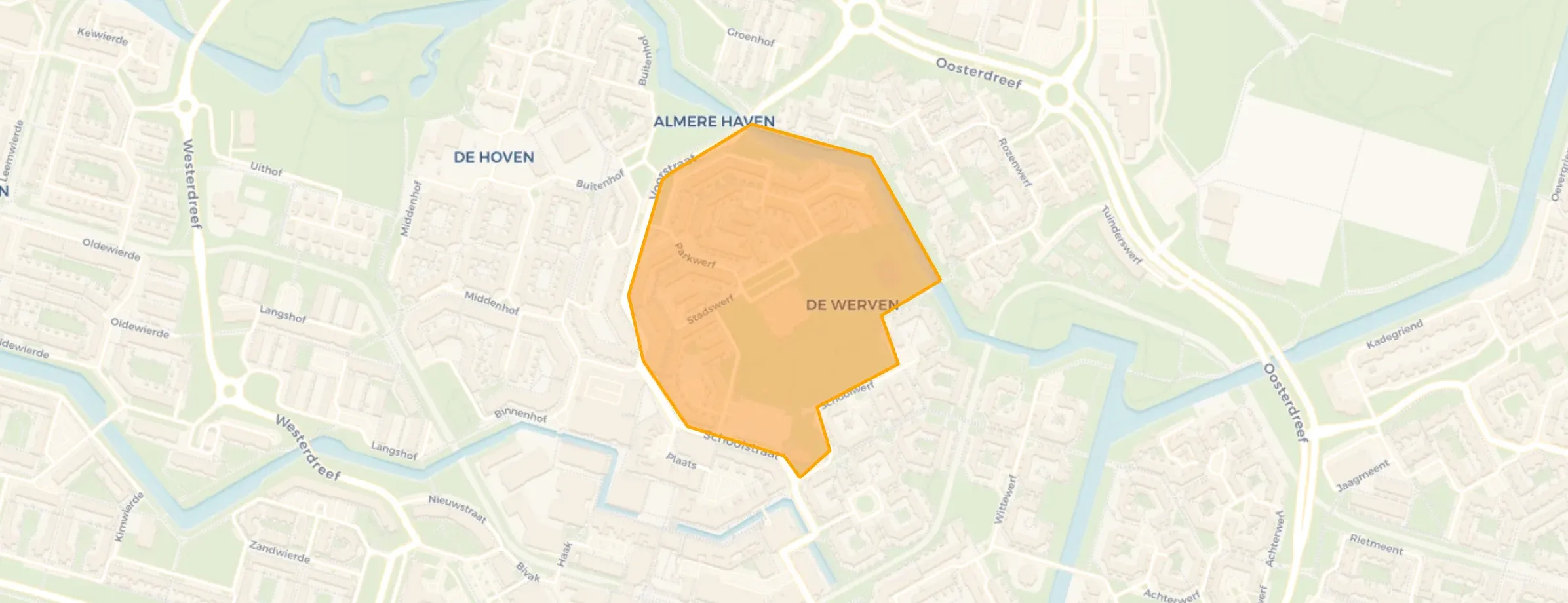 Buurt Parkwerf en Stadswerf, Almere