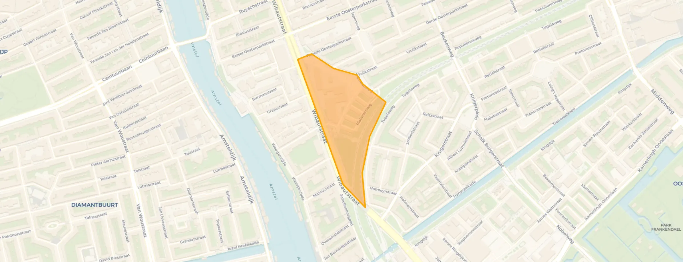 Kaart van Parooldriehoek