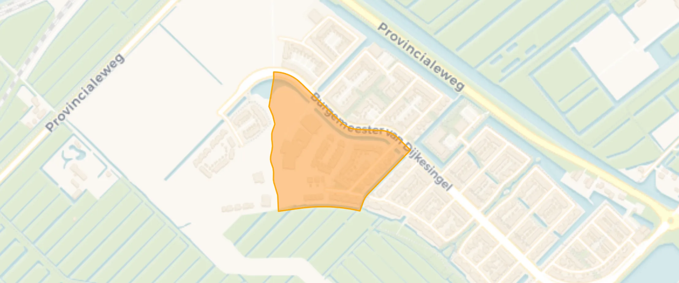Kaart van Percelenbuurt