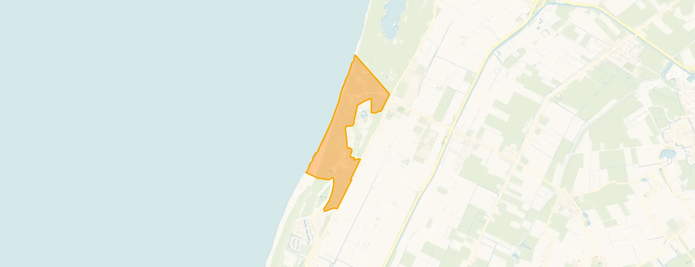 Kaart van Pettemerduinen