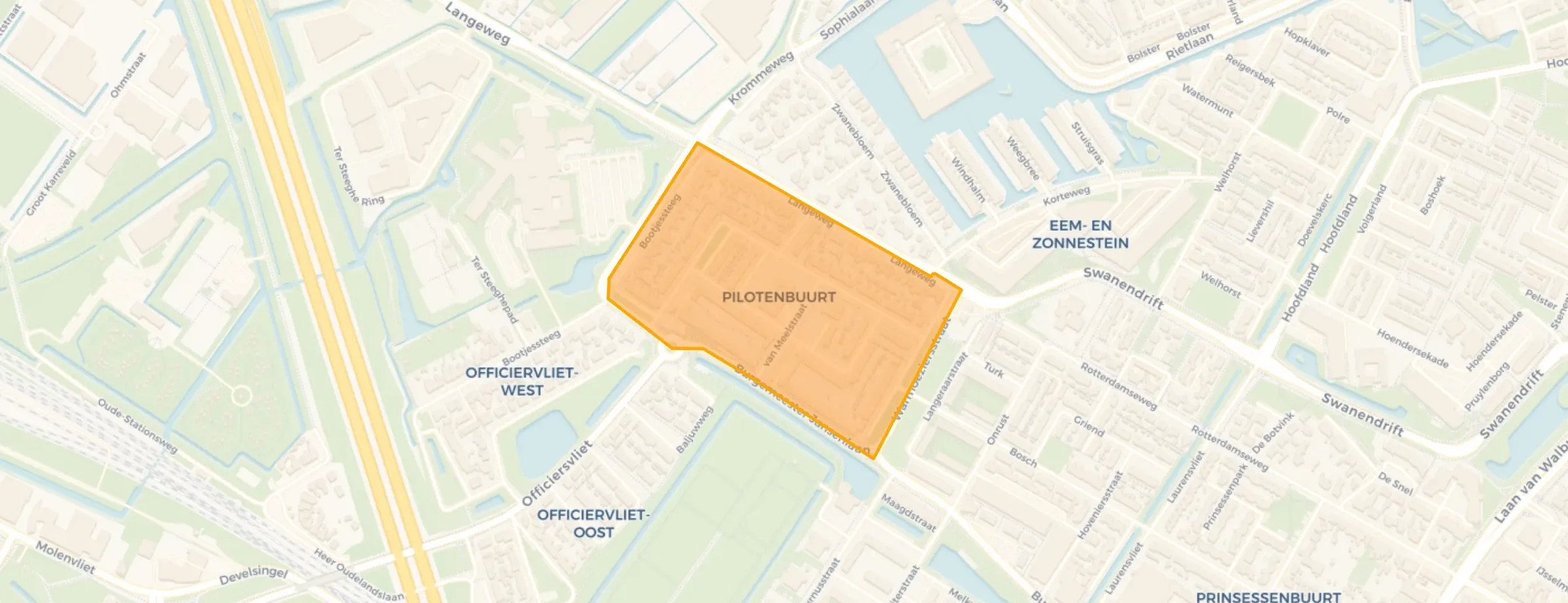 Buurt Pilotenbuurt, Zwijndrecht