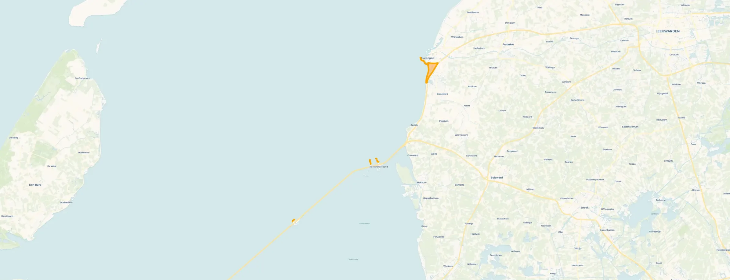 Kaart van Plan-Zuid