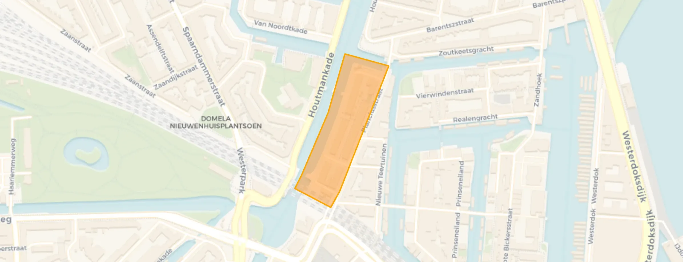 Kaart van Planciusbuurt-Noord