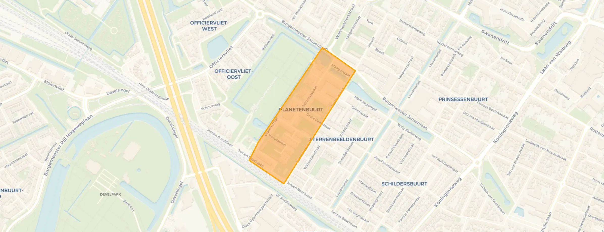 Buurt Planetenbuurt, Zwijndrecht