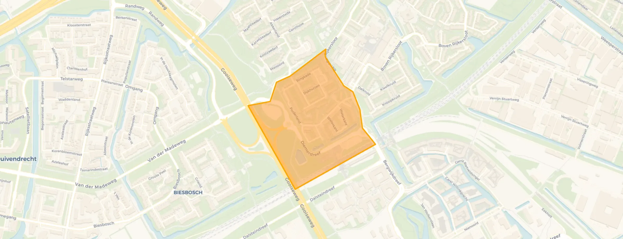 Buurt Polderland, Diemen