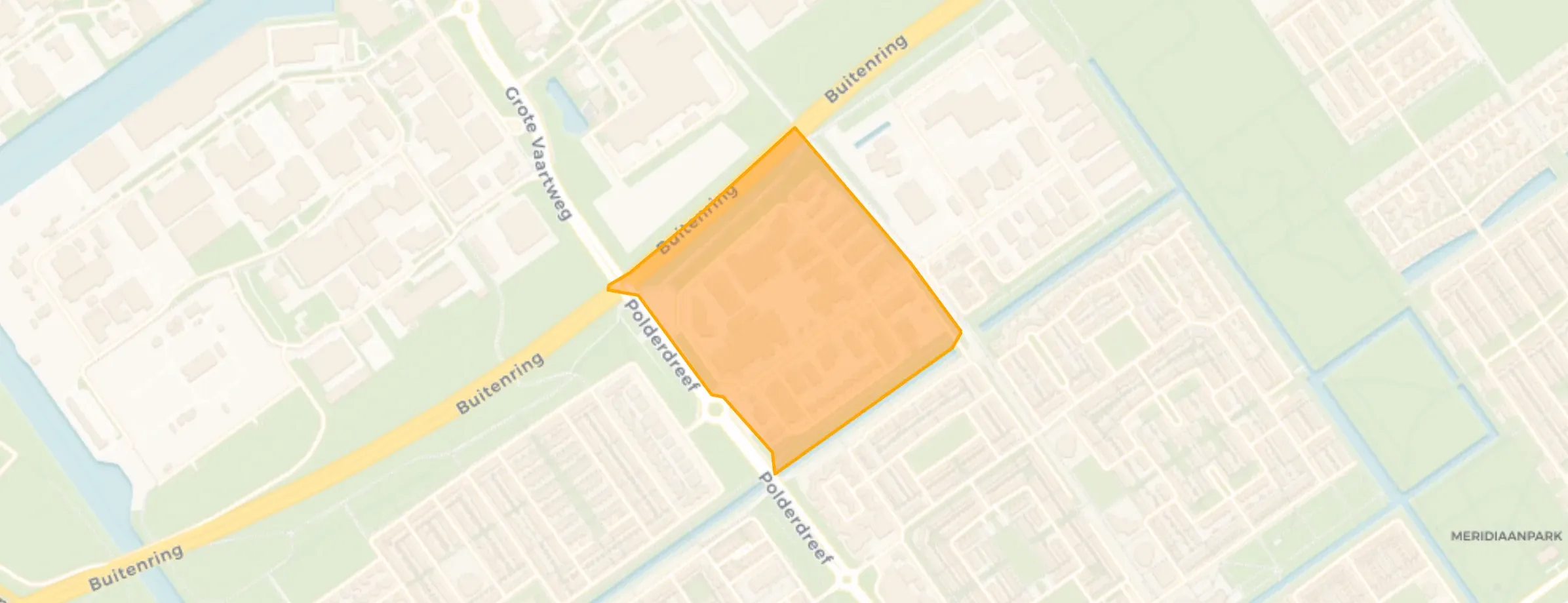 Kaart van Poldervlak West