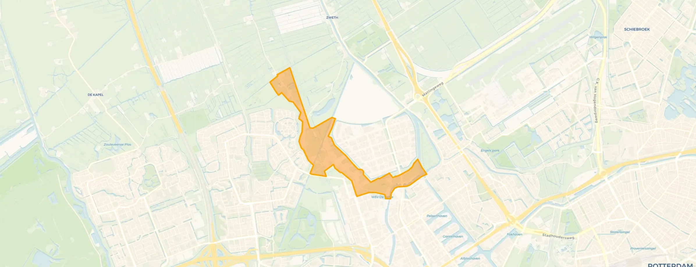 Kaart van Polderwetering