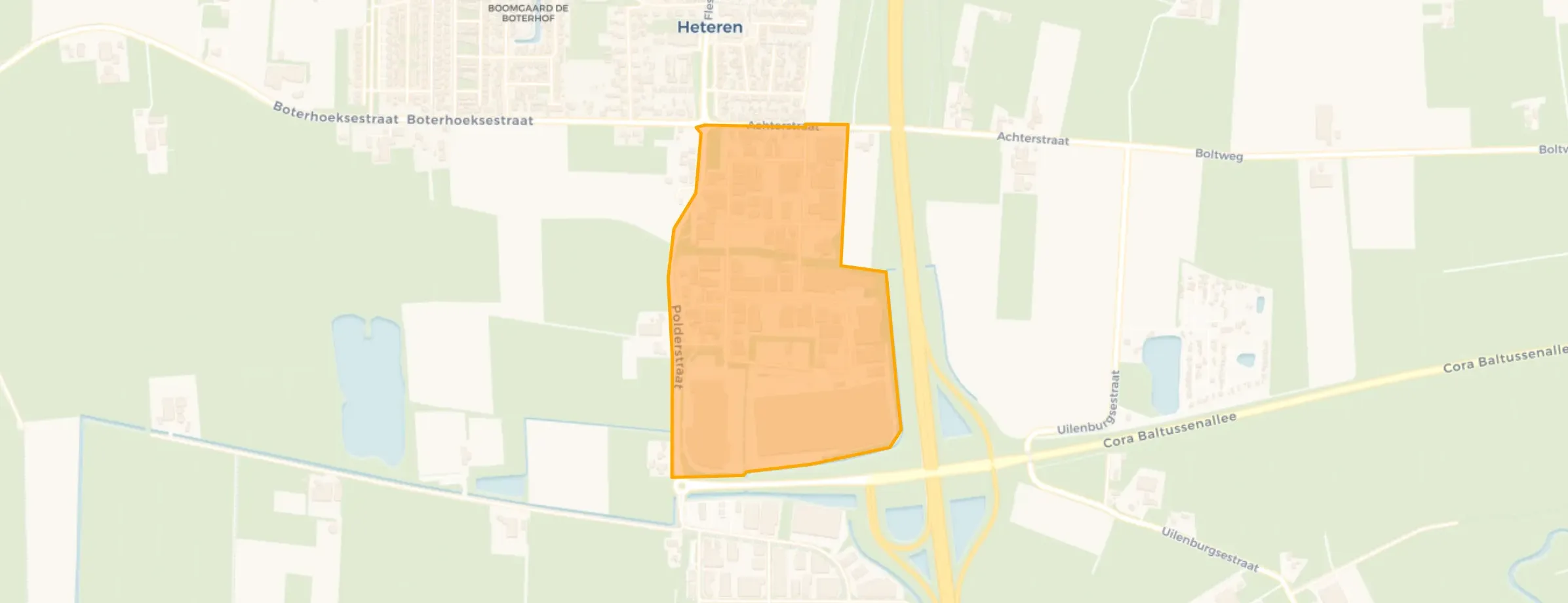 Kaart van Poort van Midden-Gelderland Noord 1/2/3