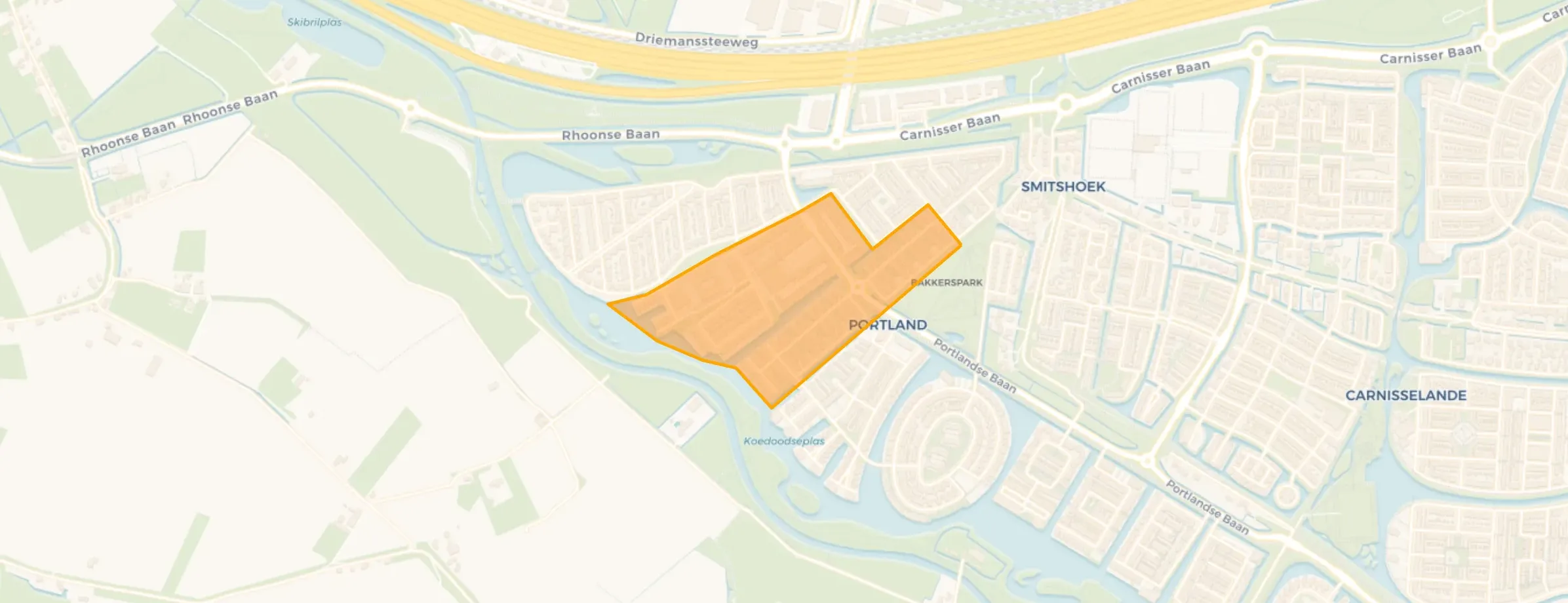 Buurt Portland-Centrum, Rhoon