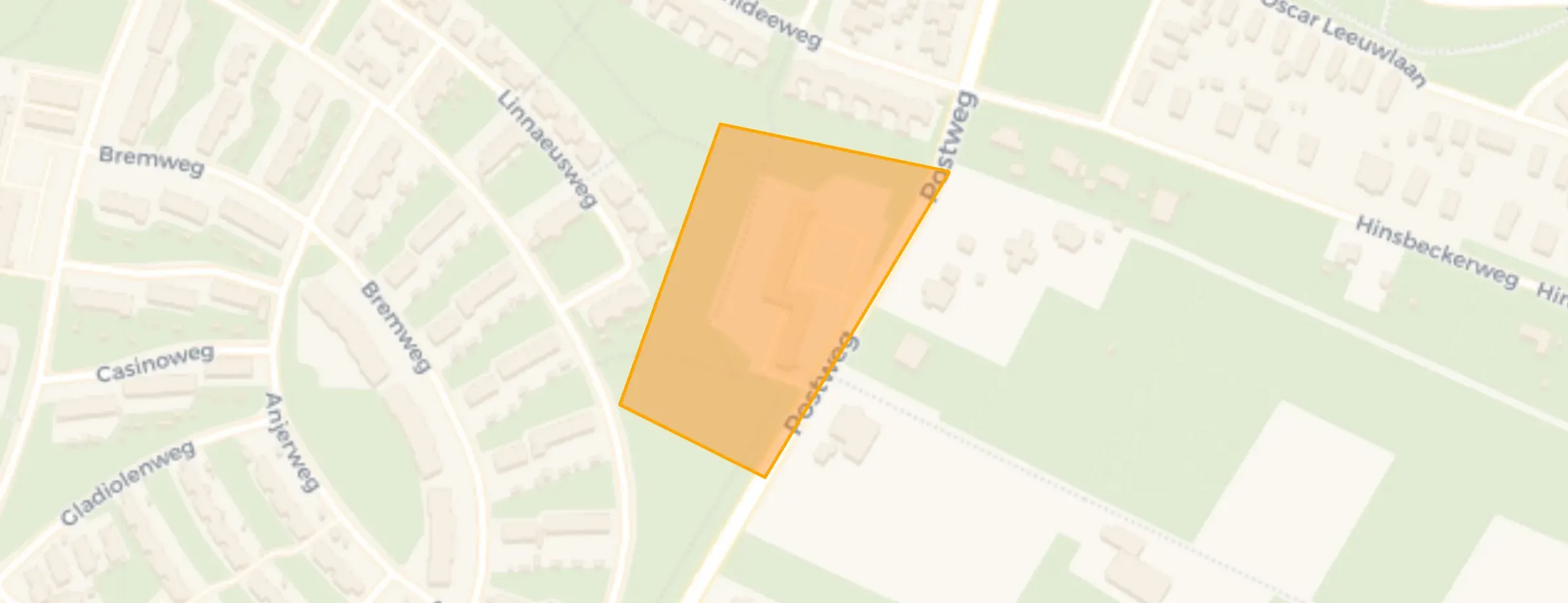 Kaart van Postwegflat
