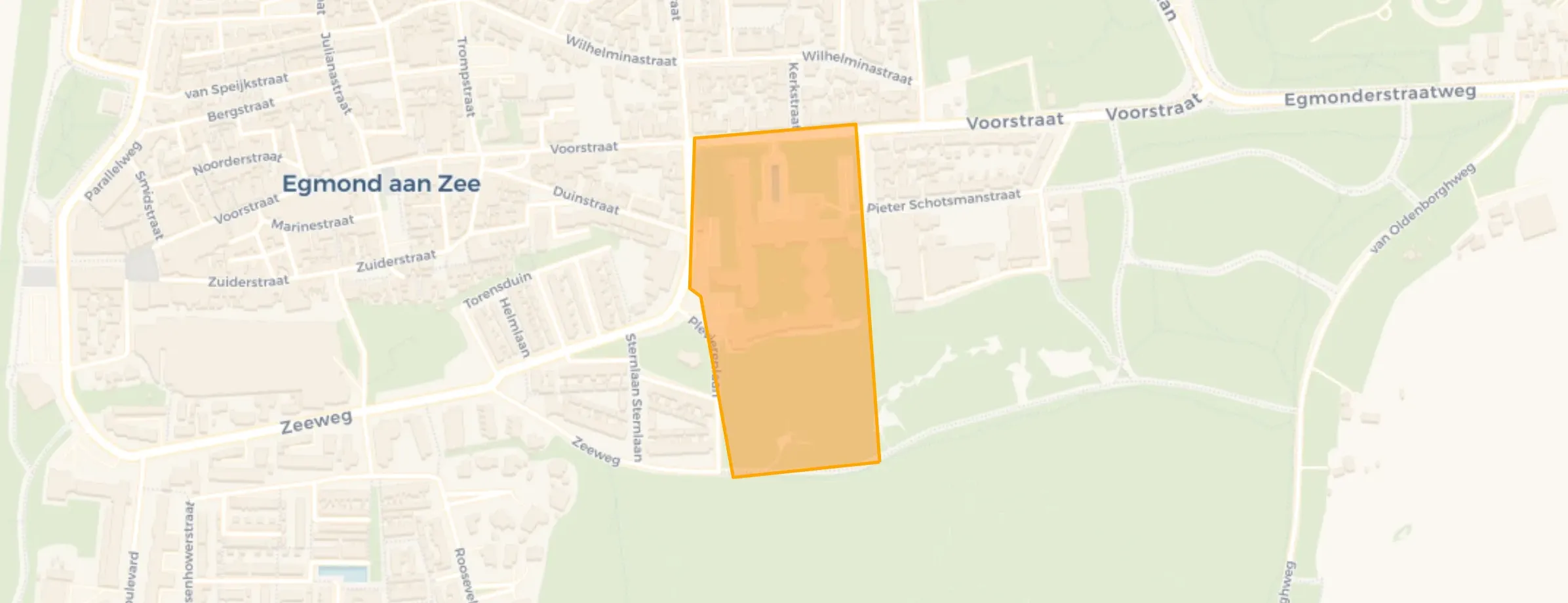 Kaart van Prins Hendrik Stichting
