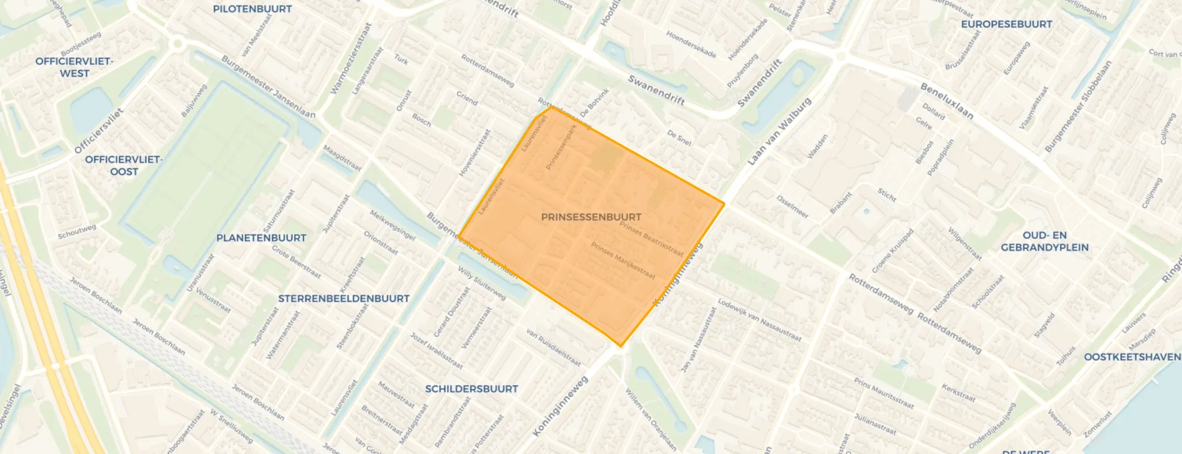 Prinsessenbuurt in Zwijndrecht