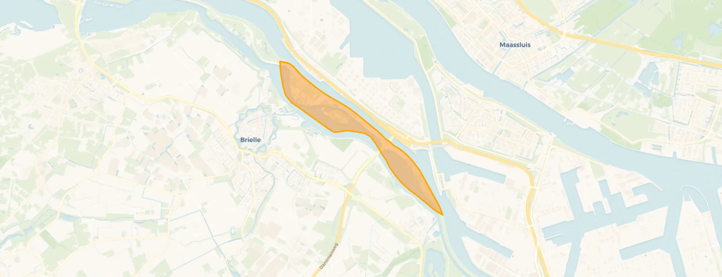 Buurt Recreatiestrook Brielse Maas, Brielle