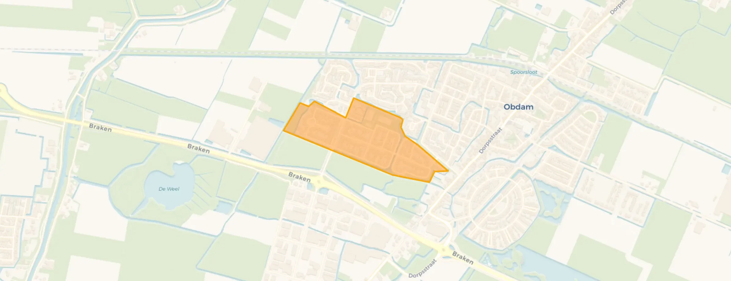 Reigerlaan Obdam en omgeving in Koggenland